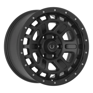 Blackhorn Offroad – BH03 – Black – 17″x8.5″ 0mm – All weather Wheels – BH03170850006139MB